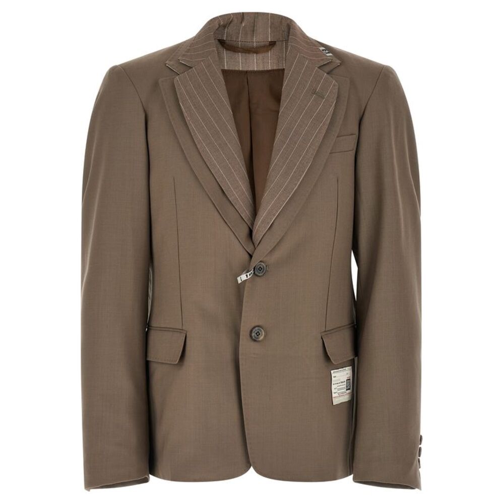 Maison Mihara Yasuhiro Beige Wool Men's Blazer